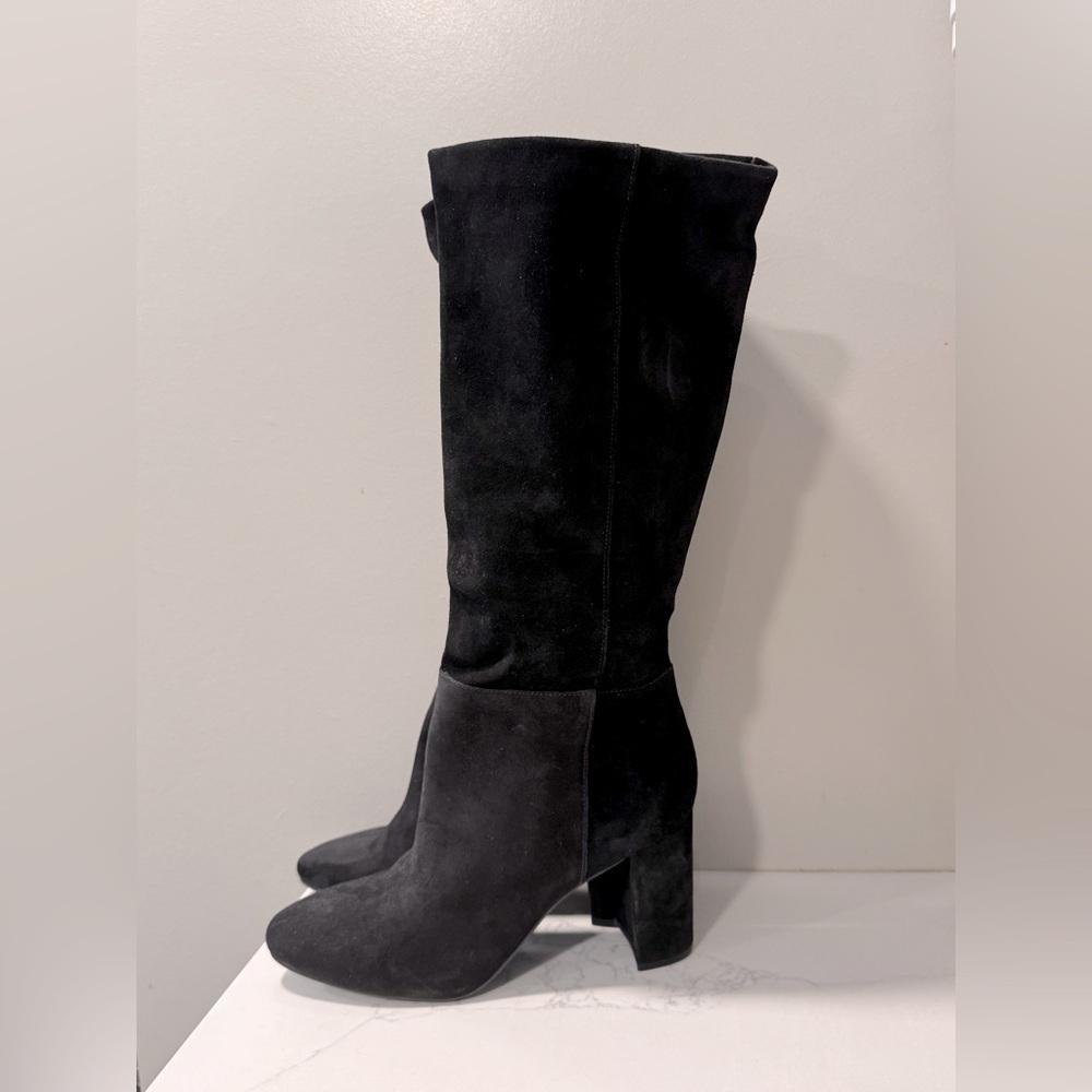 Chinese Laundry Black Suede Boots